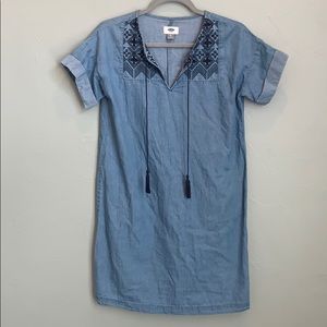 Old Navy shift dress- denim look